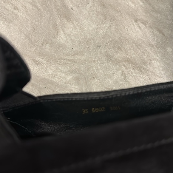 Prada black suede women slip on sneaker size 38 1/2 pre-owned. - Picture 6 of 9